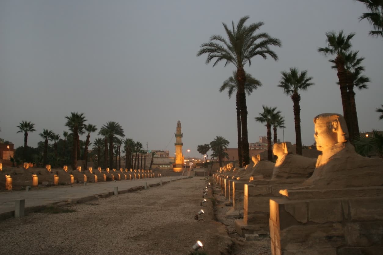 Paying a Visit to the Avenue of Sphinxes Today Paying a Visit to the Avenue of Sphinxes Today