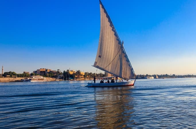 Egypt movies Nile River cruise in Aswan, Egypt, filming location inspiration for Death on the Nile