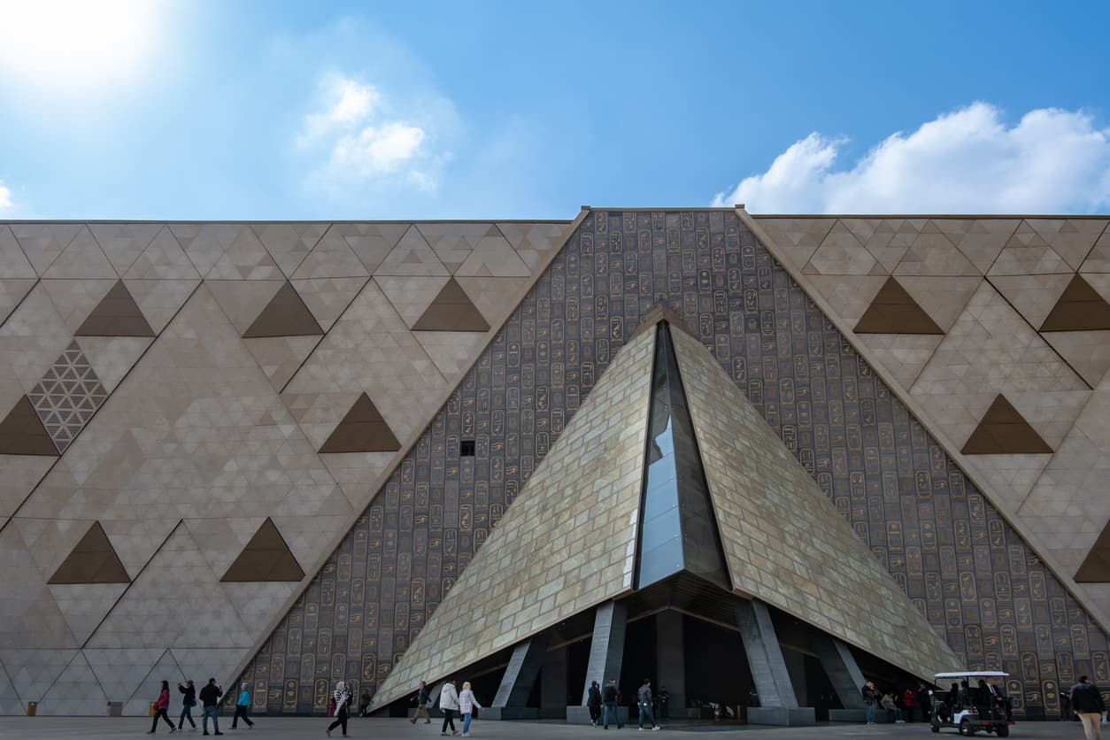 The Front Door of the Grand Egyptian Museum The Front Door of the Grand Egyptian Museum